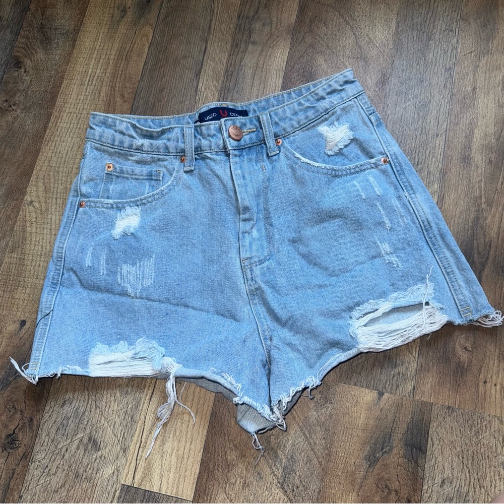Used Denim Shorts